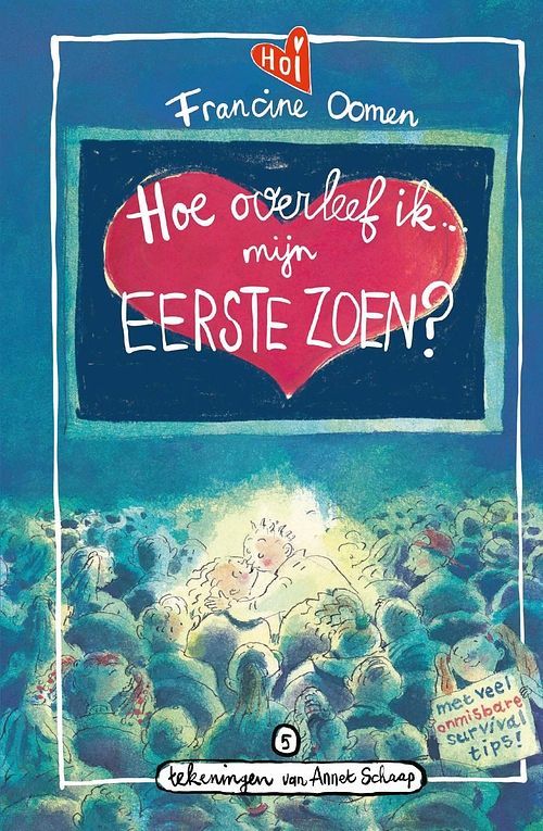 Foto van Hoe overleef ik mijn eerste zoen? - francine oomen - ebook