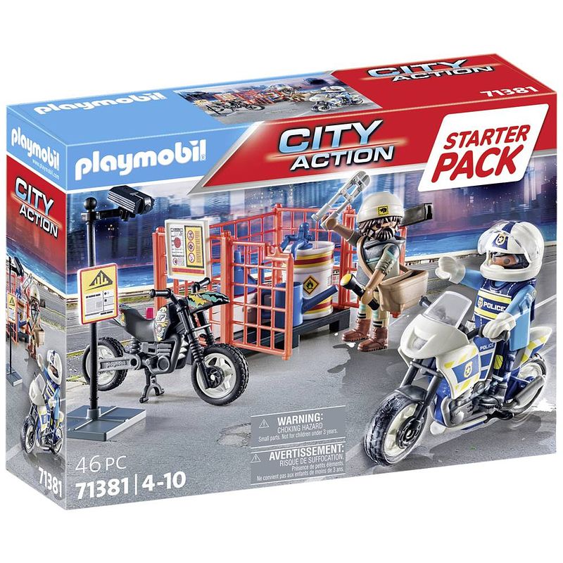 Foto van Playmobil city action starter pack politie 71381