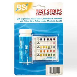 Foto van 50x bsi test strips voor zwembaden - zwembadonderhoud