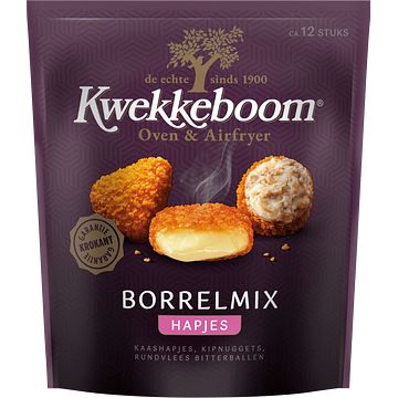 Foto van Kwekkeboom oven & airfryer borrelmix hapjes 260g bij jumbo