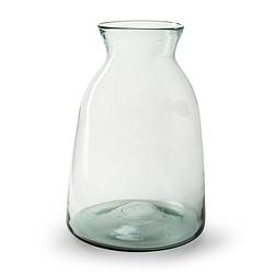 Foto van Bloemenvaas - eco glas transparant - h40 x d27 cm - vazen