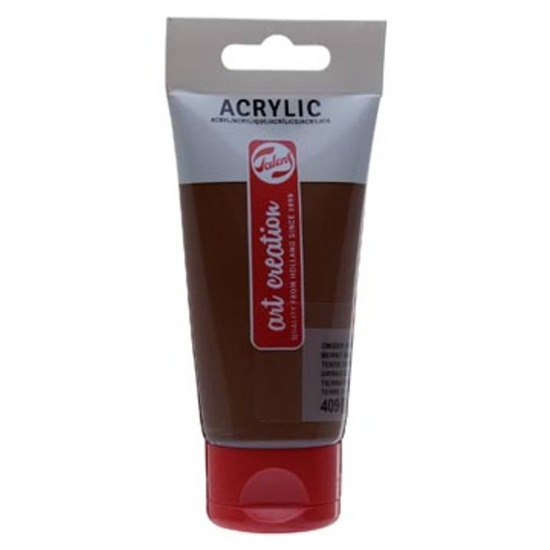 Foto van Talens art creation acrylverf tube van 75 ml, omber gebrand