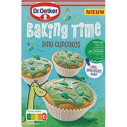 Foto van Dr. oetker baking time dino cupcakes bakmix 242 g bij jumbo