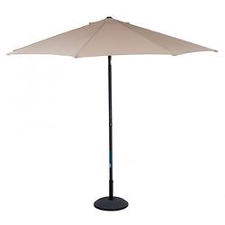Foto van Lifetime garden parasol & zwengel 300 cm taupe