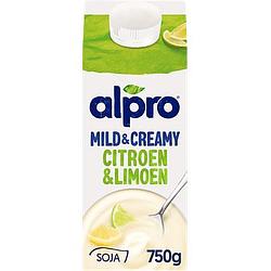 Foto van Alpro mild & creamy limoencitroen variatie op yoghurt 750g bij jumbo