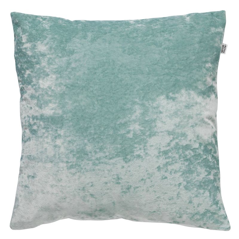 Foto van Dutch decor sky - kussenhoes velvet jadeite 45x45 cm - groen - groen