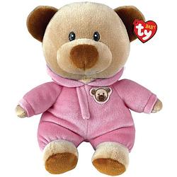 Foto van Ty beanie boo'ss pyjama bear pink - knuffel - 24 cm