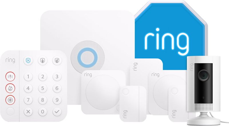 Foto van Ring alarm beveiligingsset 7-delig + sirene + indoor cam