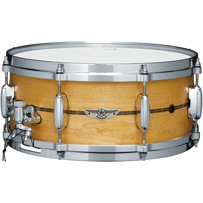 Foto van Tama tlm146s-omp star 14 x 6 inch snare oiled natural maple