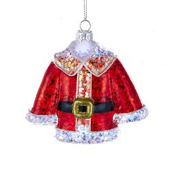 Foto van Santa jacket with glitter 4.25 inch