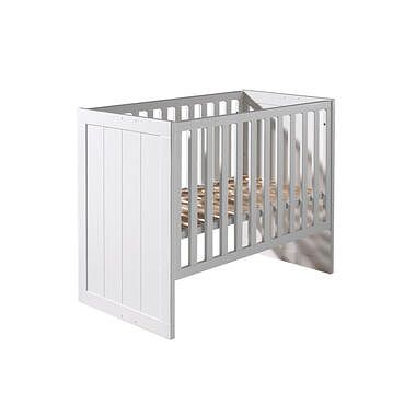 Foto van Vipack babybed erik - wit - 126,6x68x90 cm - leen bakker