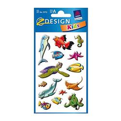 Foto van Zeedieren stickers 2 vellen - stickers