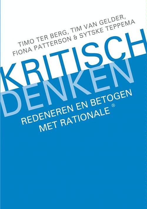 Foto van Kritisch denken - fiona patterson - paperback (9789402119084)