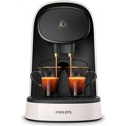 Foto van Philips l'sor barista lm8012/00 dubbele espresso koffiepadmachine - silky white