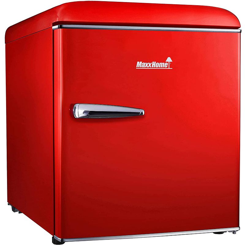 Foto van Maxxhome koelkast - retro - 48 liter - red
