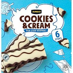 Foto van Jumbo cookies & cream 6 stuks