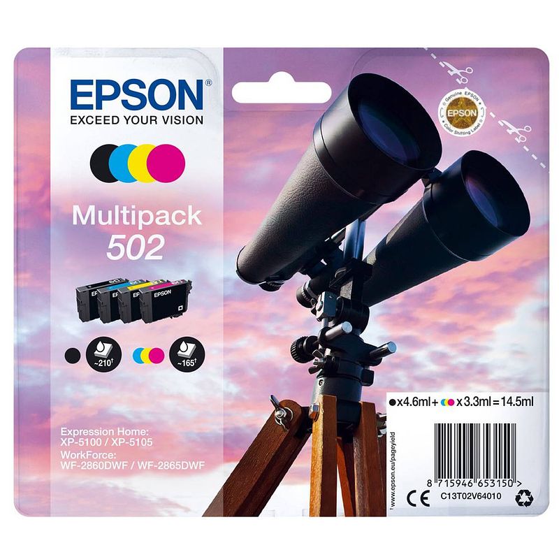 Foto van Epson 502 multipack - verrekijker inkt