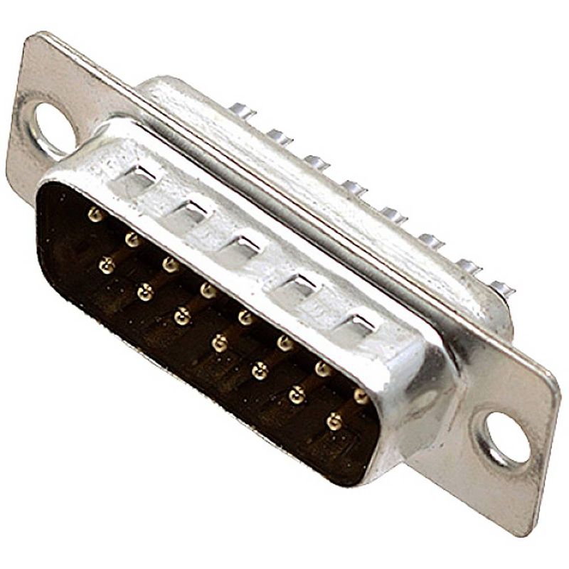 Foto van Encitech db15-sp 2101-0180-02 d-sub male connector 180 ° aantal polen: 15 soldeerkelk 1 stuk(s) tray