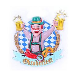 Foto van Oktoberfest oktoberfest 3d muur/wand decoratie hans 44cm - feestdecoratieborden