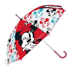 Foto van Disney paraplu minnie mouse junior 46 cm eva wit/roze