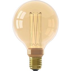 Foto van Lichtbron globelamp 9,5 cm goud e27 fiber