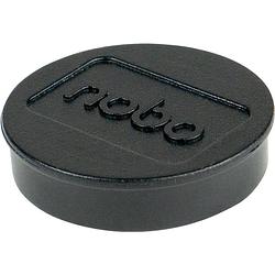 Foto van Nobo magneten voor whiteboard diameter van 32 mm, pak van 10 stuks, zwart