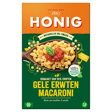 Foto van Honig macaroni erwten 500g bij jumbo