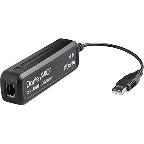 Foto van Dante avio usb io 2x2 dante - usb adapter