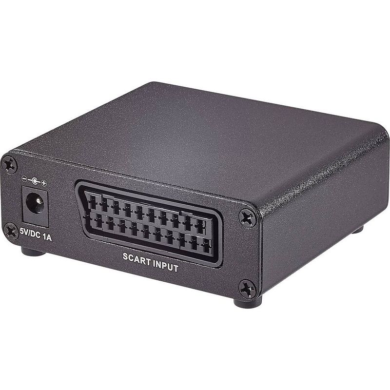 Foto van Speaka professional av converter sp-sc/hd-02 [scart - hdmi, jackplug] 1920 x 1080 pixel