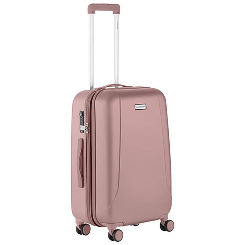 Foto van Carryon skyhopper reiskoffer 68 cm tsa reistrolley met okoban dubbele wielen old pink