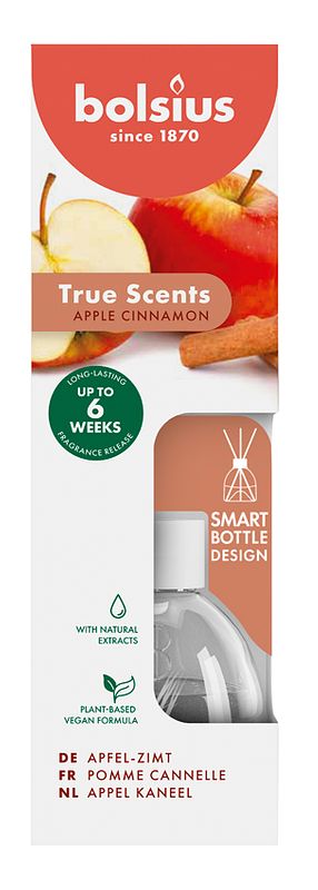 Foto van Bolsius true scents appel kaneel geurstokjes