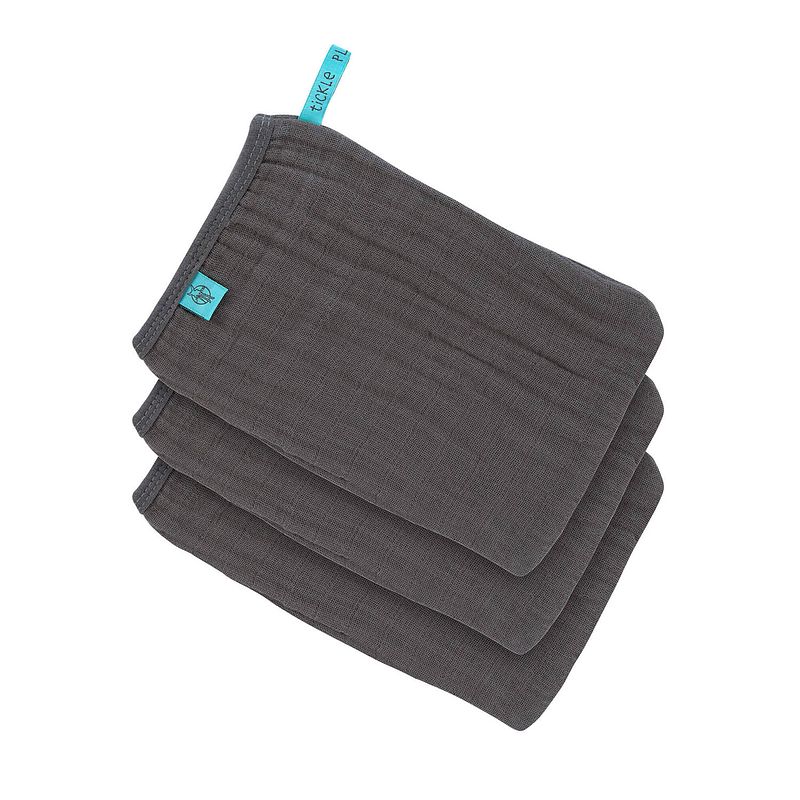 Foto van Länssig babywashandje set 3 stuks anthracite