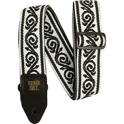 Foto van Ernie ball classic jacquard strap 5342 black vine gitaarband