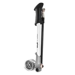 Foto van Decopatent® mini fietspomp met drukmeter en 360° slang high pressure