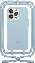 Foto van Change case apple iphone 13 pro back cover met koord blauw