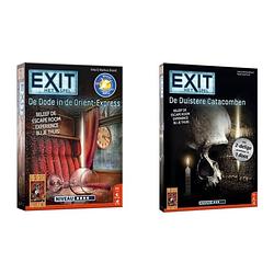 Foto van Spellenbundel - 2 stuks - exit - de dode in de orient express & de duistere catacomben