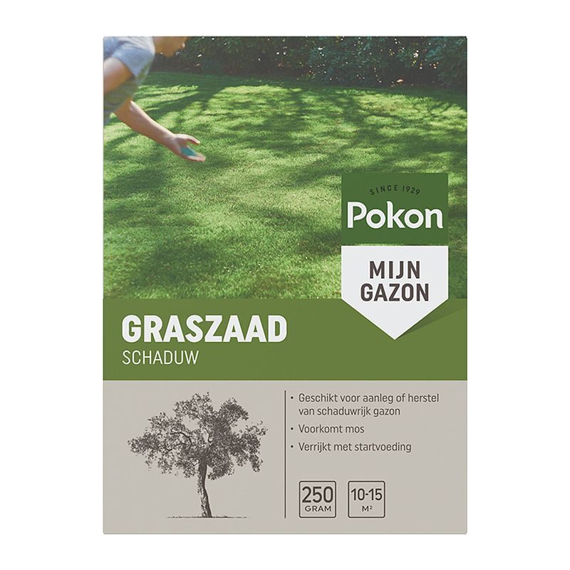 Foto van Pokon - 2 stuks graszaad schaduw 250gr