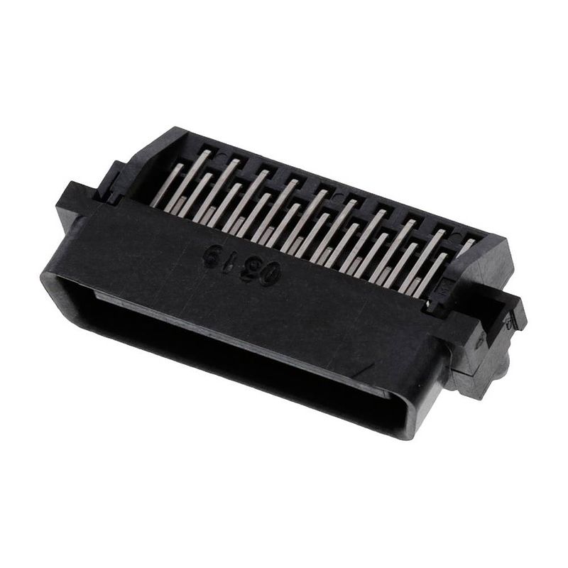 Foto van Molex 716612040 male behuizing (board) totaal aantal polen: 40 rastermaat: 1.27 mm 1 stuk(s) tray