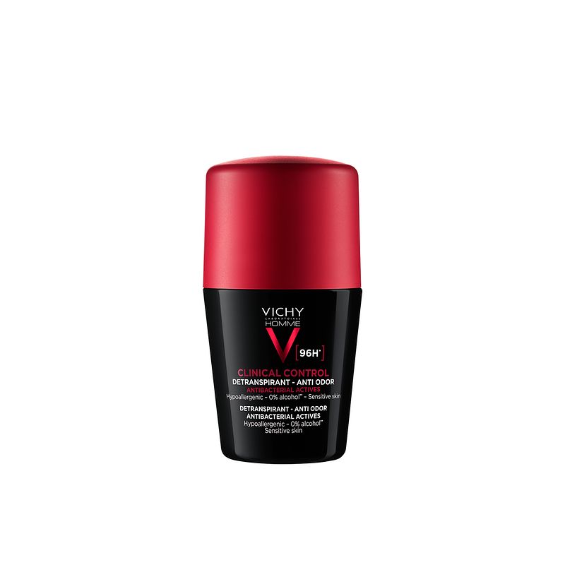 Foto van Vichy homme clinical control 96 uur deodorant roller