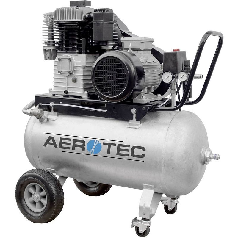 Foto van Aerotec pneumatische compressor 90 l 10 bar