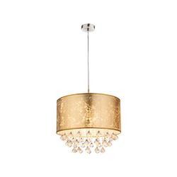 Foto van Moderne hanglamp met kristallen amy hanglamp goud woonkamer eetkamer