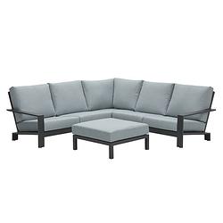 Foto van Garden impressions coba lounge set 4-delig - mint grey