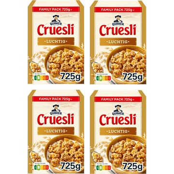 Foto van Quaker cruesli luchtig 4 x 725gr bij jumbo