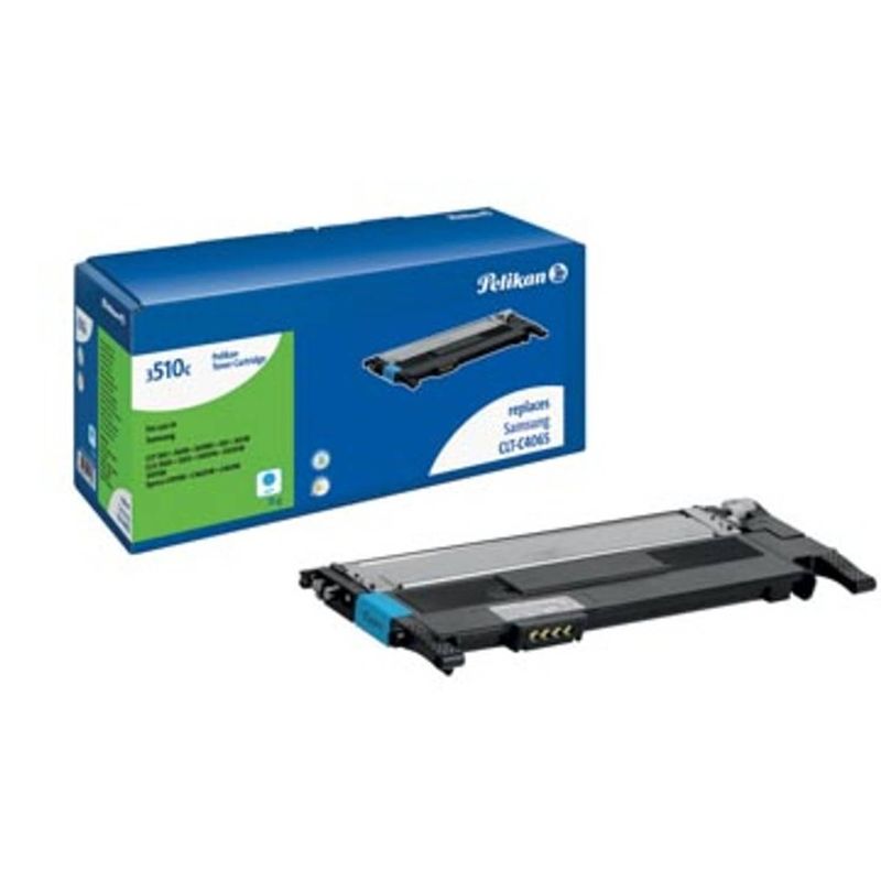 Foto van Pelikan toner cyaan, 1000 pagina's voor samsung c406s - oem: clt-c406s/els