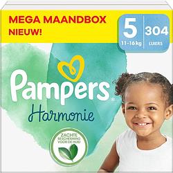 Foto van Pampers - harmonie - maat 5 - mega maandbox - 304 stuks - 11/16 kg