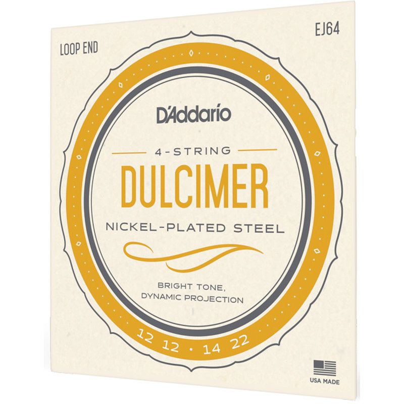 Foto van D'saddario ej64 4-string dulcimer strings snaren voor hakkebord