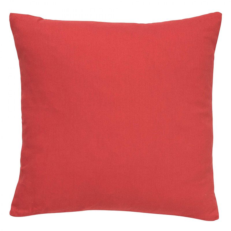 Foto van Dutch decor james - sierkussen van katoen aurora red 45x45 cm - rood - rood