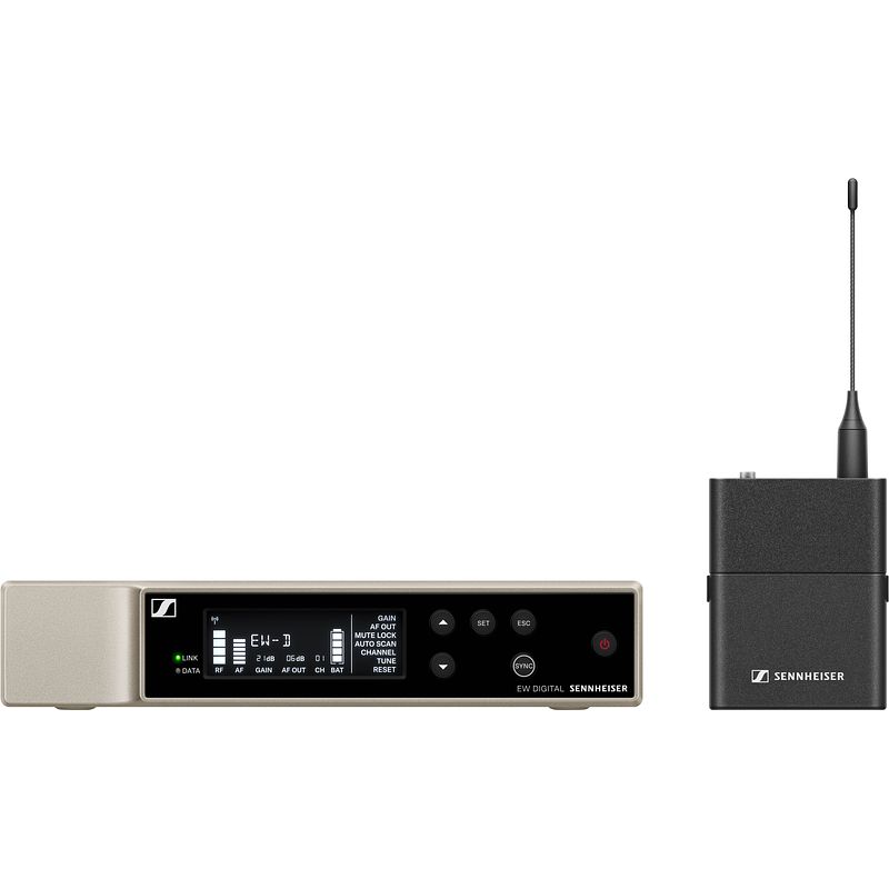 Foto van Sennheiser ew-d sk base set u1/5 draadloos systeem (823.2 - 831.8 / 863.2 - 864.8 mhz)