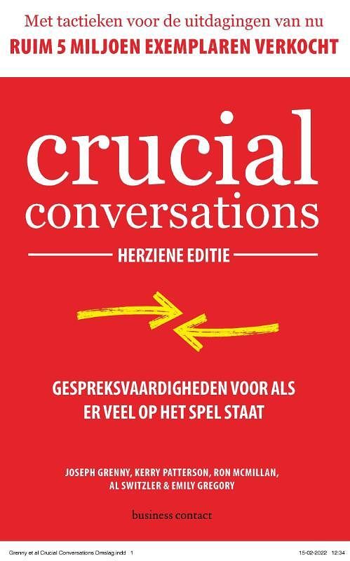 Foto van Crucial conversations - al switzler - paperback (9789047016274)