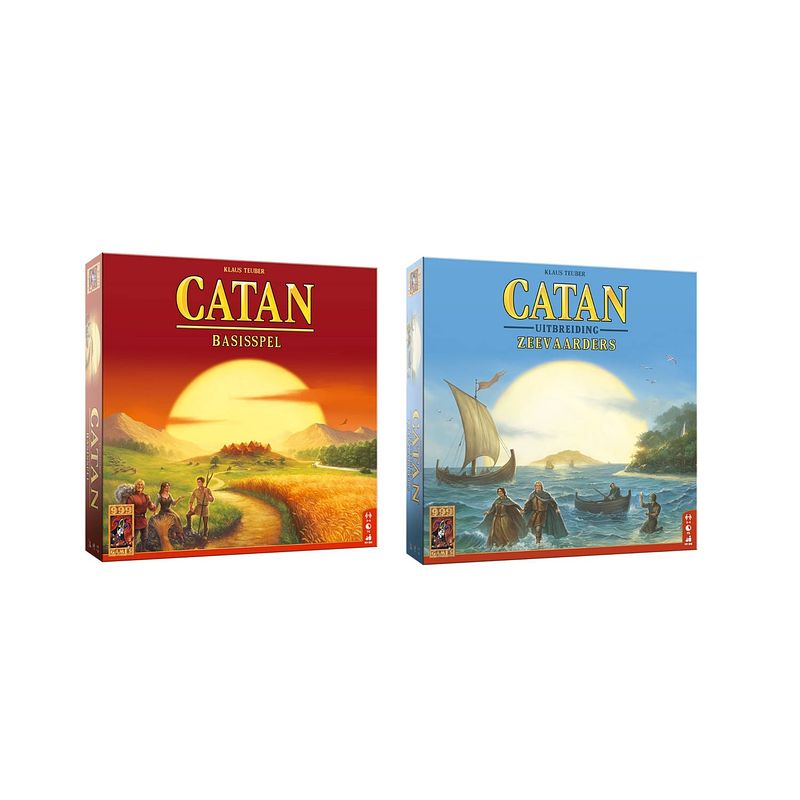 Foto van Spellenbundel - catan - 2 stuks - basisspel & uitbreiding de zeevaarders